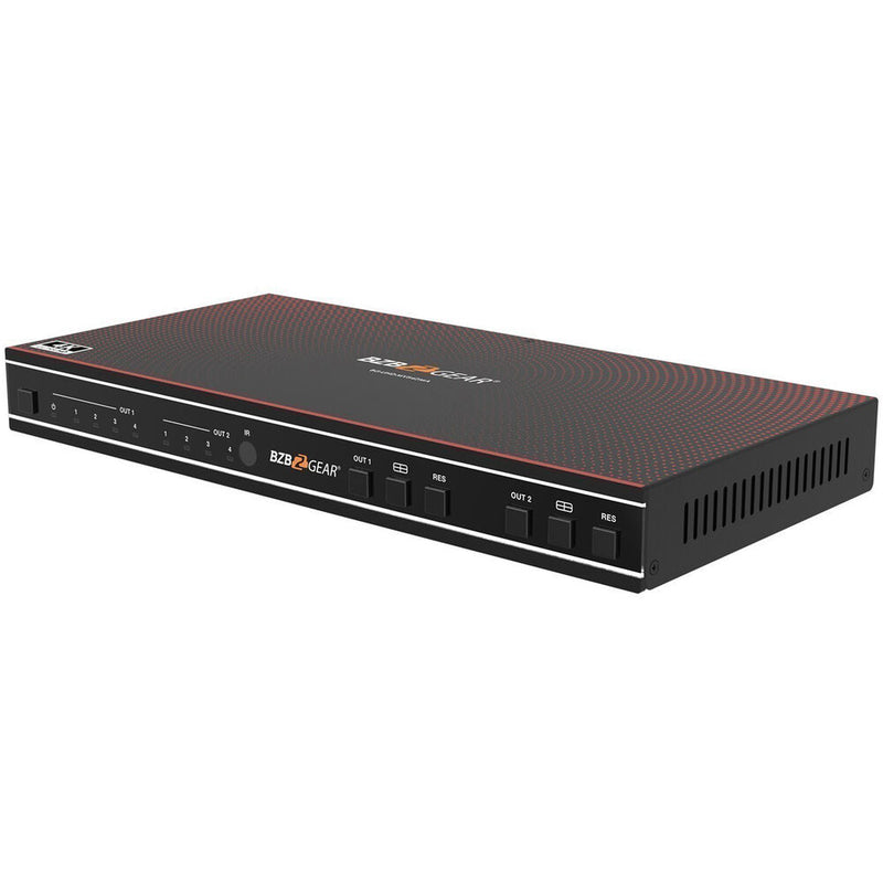 BZBGEAR 4x2 4K60 Multiviewer with Seamless Switcher and Audio De-Embedder