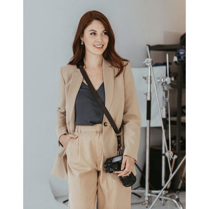 Bronkey Berlin 602 Leather Camera Strap (Brown, Large)