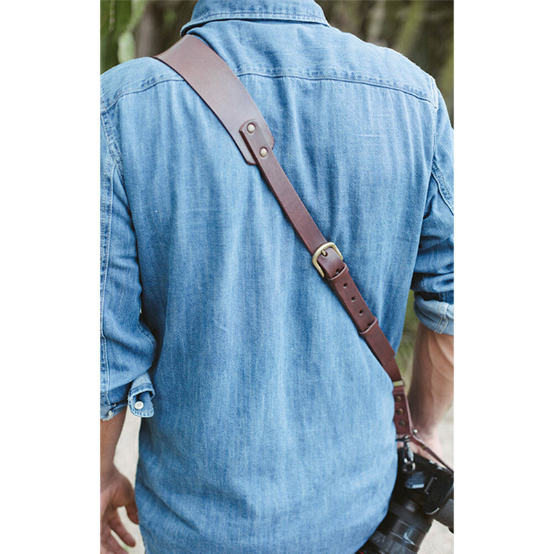 Bronkey Berlin 602 Leather Camera Strap (Brown, Large)