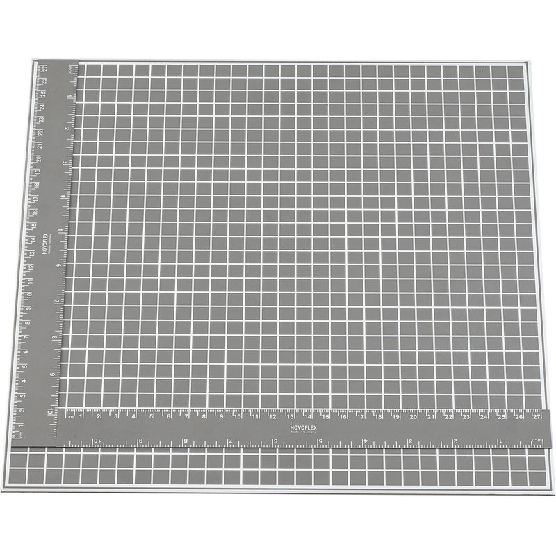Novoflex Magnetic Metal Base Plate with 12 x 12" Line Grid for MS-MACRO-REPRO