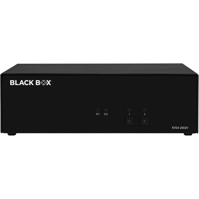 Black Box 2-Port Dual-Monitor DisplayPort Secure KVM Switch