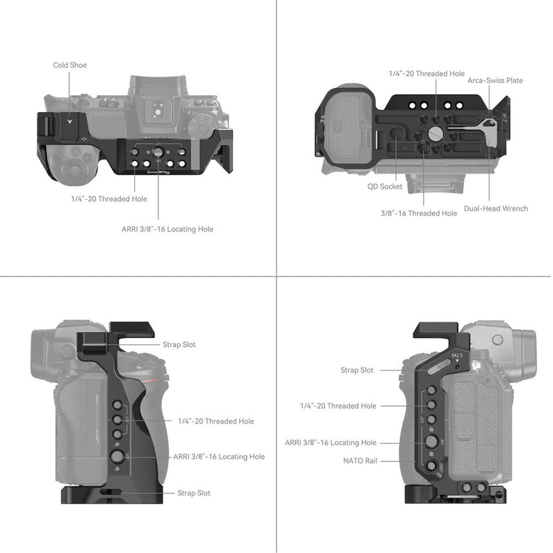 SmallRig Camera Cage for Nikon Z5/Z6/Z7/Z6 II/Z7 II