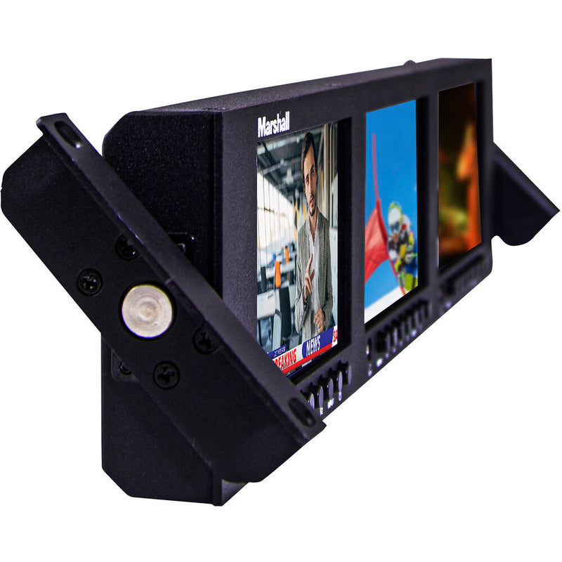 Marshall Electronics ML-503 Triple 5" Rackmount LCD Monitor (2 RU)