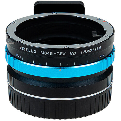 FotodioX Vizelex Cine ND Throttle Lens Mount Adapter (Mamiya 645 Lens to FUJIFILM G Camera)