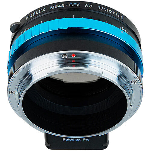 FotodioX Vizelex Cine ND Throttle Lens Mount Adapter (Mamiya 645 Lens to FUJIFILM G Camera)