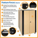 Tripp Lite SRQ24U SmartRack 24U Soundproof Half-Height Rack Enclosure