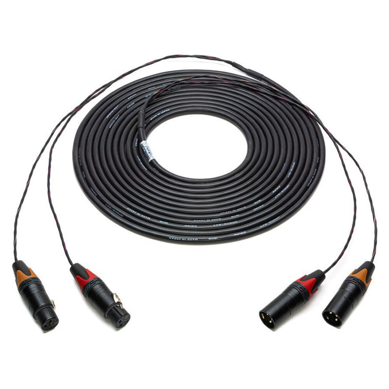 Sescom 2-Channel XLR Male to XLR Female Audio Snake Cable (25')