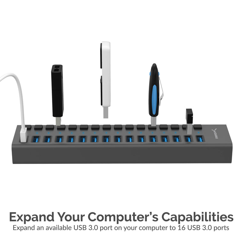 Sabrent 16-Port USB 3.0 Hub and Charger