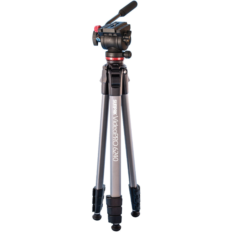 Sunpak VideoPro 6240 Video Tripod System with Fluid Head