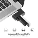 Sabrent 3-Port Mini USB 3.0 Rotating Hub (Black)