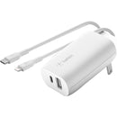 Belkin Dual Wall Charger with Lightning Cable (White)