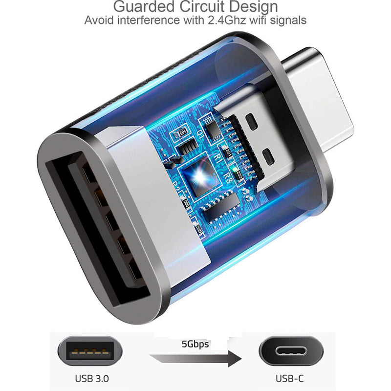 Adesso USB-A to USB-C Adapter (100-Pack)