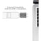 Adesso USB-A to USB-C Adapter (100-Pack)
