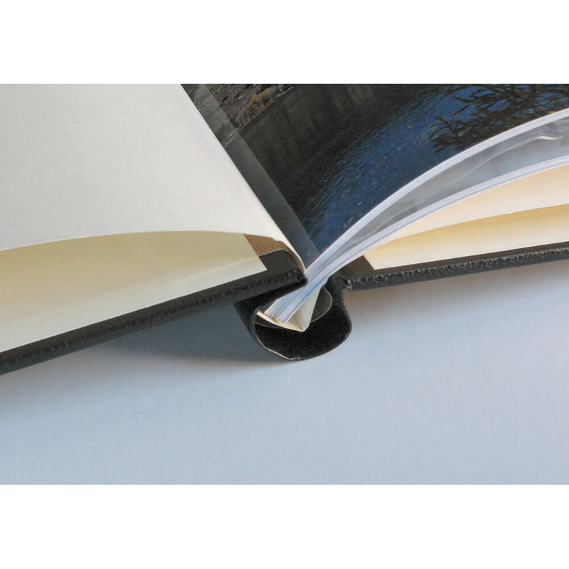 PermaJetUSA SnapShut Folio Photo Book for 10 x 10" Square Prints (Black, 0.6" Spine)