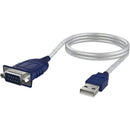 Sabrent USB-A 2.0 Male to Serial DB-9 9-Pin Male RS232 Cable Adapter (1')