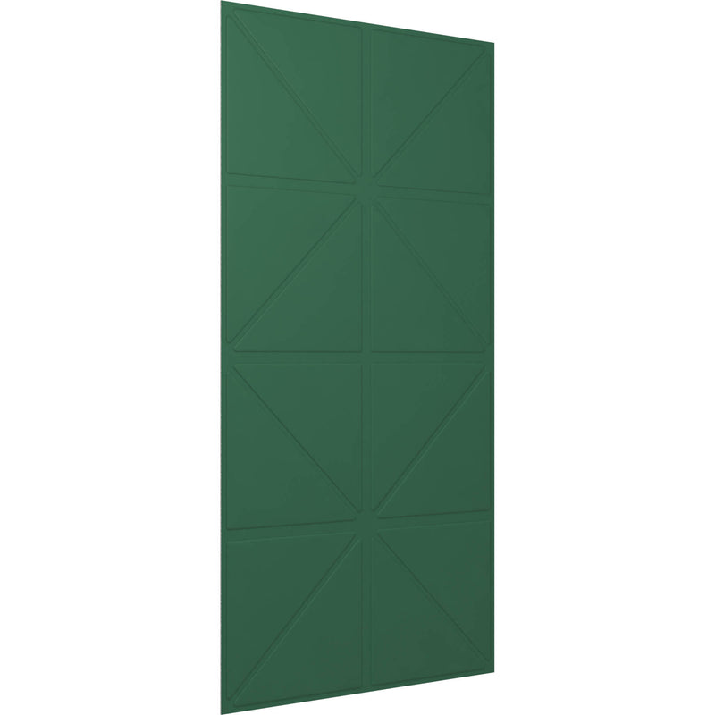 Vicoustic VicWallpaper VMT Triangles (Musk Green, 46.85 x 23.43 x 0.39", 8-Pack)