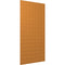 Vicoustic VicWallpaper VMT Square 8 (Pumpkin Orange, 46.85 x 23.43 x 0.39", 8-Pack)