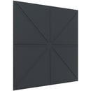 Vicoustic VicWallpaper VMT Triangles (Black, 23.43 x 23.43 x 0.39", 8-Pack)