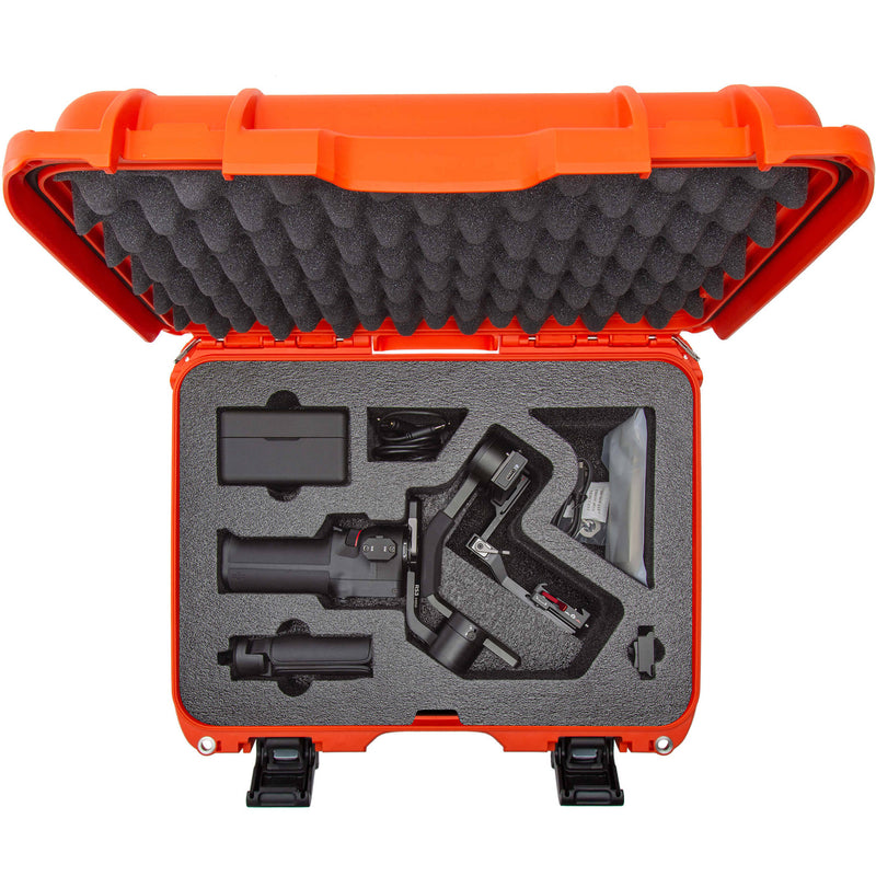 Nanuk 920 Case with Custom Foam Insert for DJI RS 3 Mini Gimbal (Orange)