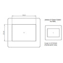DENZ Ground Glass for OIC FF Director's Viewfinder (ALEXA LF Open Gate, Unlabeled)