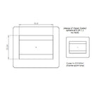 DENZ Ground Glass for OIC FF Director's Viewfinder (ALEXA LF Open Gate/2.39:1)