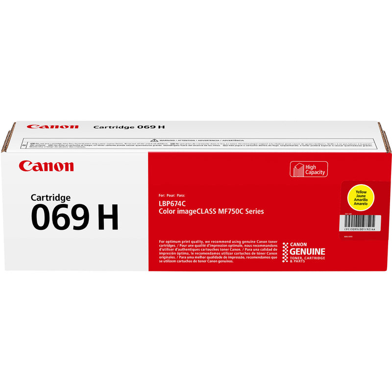 Canon 069 High-Capacity Yellow Toner Cartridge