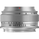 TTArtisan 50mm f/1.2 Lens for Leica L (Silver)