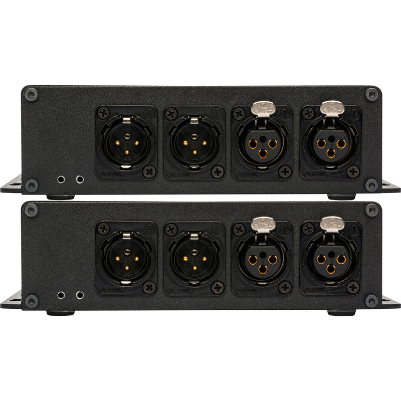 Sescom 2-Channel Balanced XLR Bidirectional Audio over ST Fiber Extender