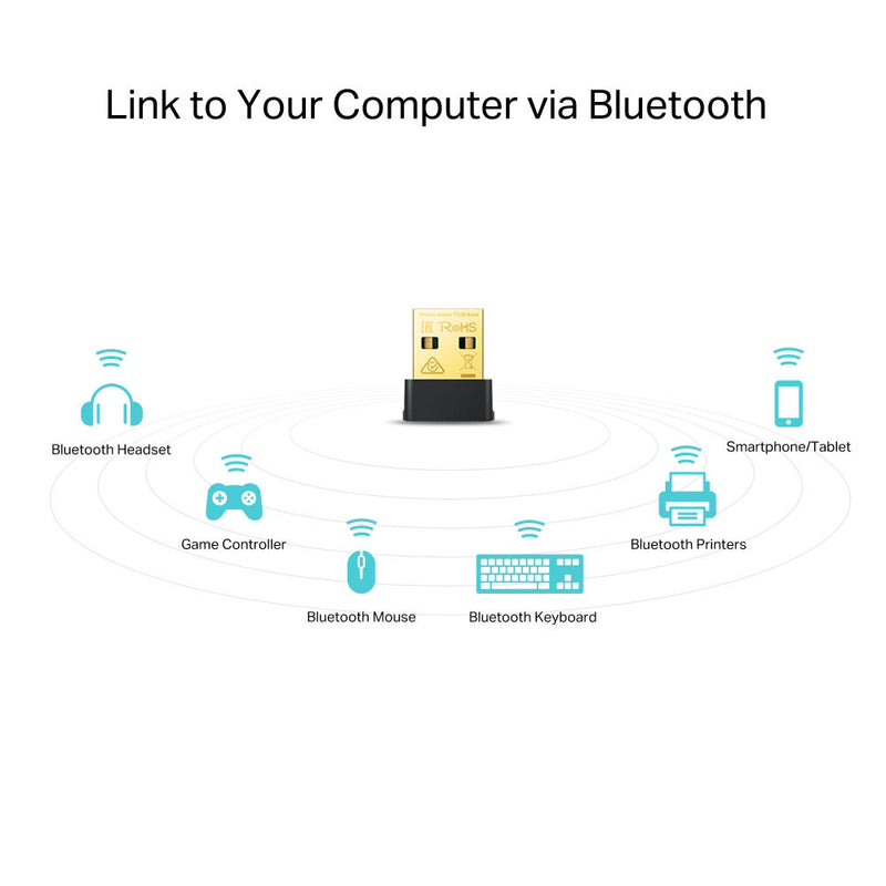 TP-Link Archer T2UB Nano AC600 Wireless Dual-Band Wi-Fi & Bluetooth 4.2 USB Adapter