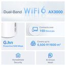 TP-Link Deco PX50 AX3000 Wireless Dual-Band & G1500 Powerline Gigabit Whole Home Mesh System (3-Pack)