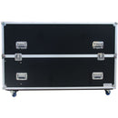 Antakipro Rolling Fly Drive Case for Two 63" LED or Plasma Displays