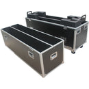 Antakipro Rolling Fly Drive Case for Two 63" LED or Plasma Displays