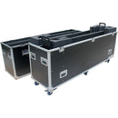 Antakipro Fly Drive Case with Wheels for Two 90" TVs/Monitors