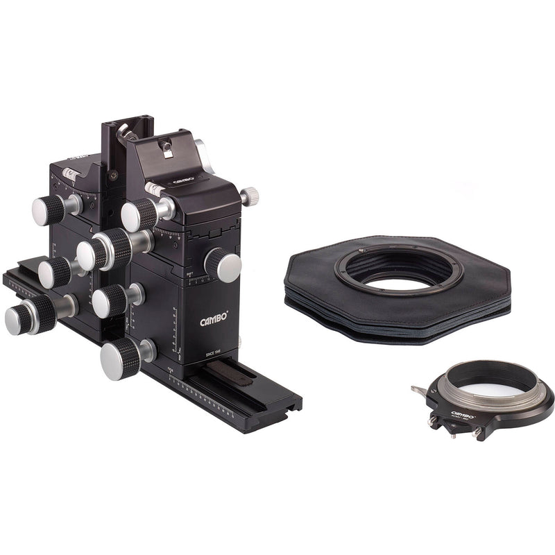 Cambo ACTUS-MV View Camera Body with ACMV-862 FUJIFILM GFX-50 Mount and AC-214 Bellows Kit