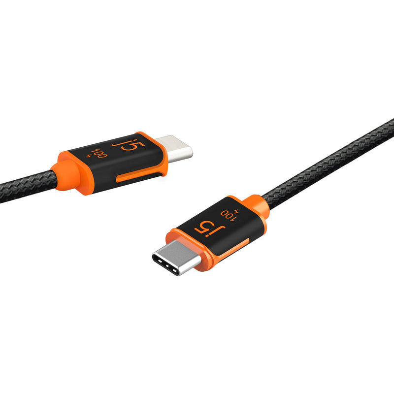 j5create USB-C 100W Sync & Charge Cable (6')