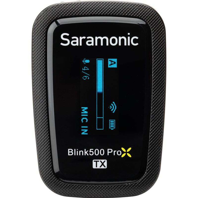 Saramonic Blink 500 ProX TX Transmitter with Built-In Mic and Lavalier Mic (2.4 GHz)