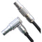 Hawk-Woods 6-Pin LEMO Male to 6-Pin LEMO Female Right-Angle Power Cable for Ronin 2 (11.8")