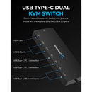 Sabrent 2-Port USB Type-C Dual KVM Switch