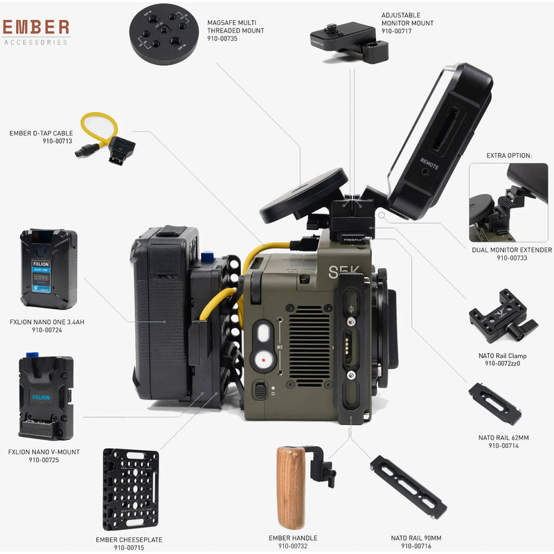 FREEFLY Cheese Plate for Ember Camera