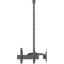 Mount-It! Three-Screen Single-Pole Ceiling Mount (Three-Sided, Heavy-Duty)