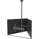 Mount-It! Three-Screen Single-Pole Ceiling Mount (Three-Sided, Heavy-Duty)