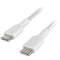 Belkin BoostCharge Braided USB-C Cable (3.3', White)