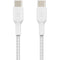 Belkin BoostCharge Braided USB-C Cable (3.3', White)
