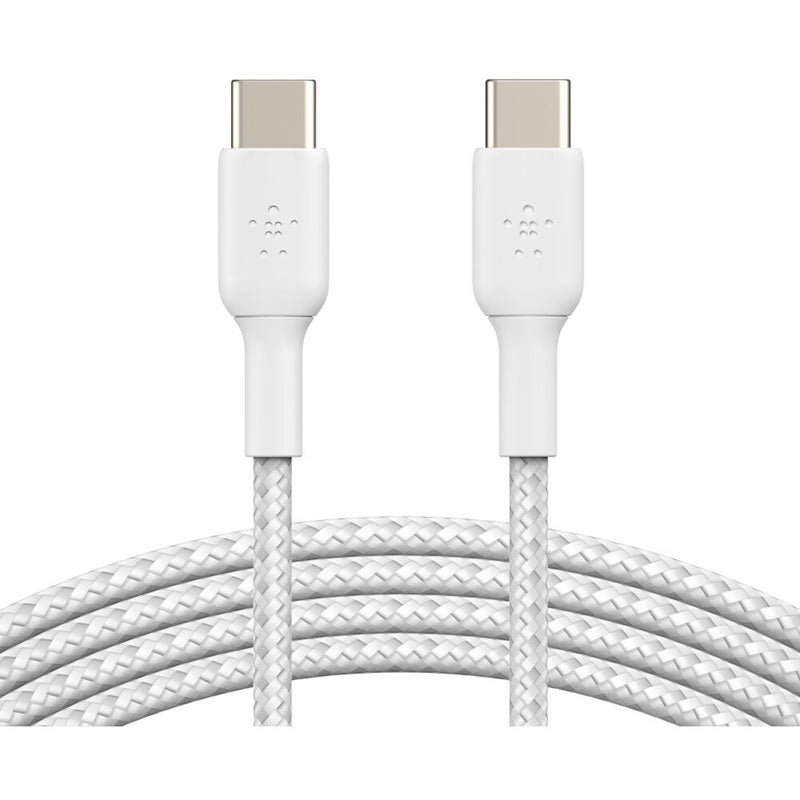 Belkin BoostCharge Braided USB-C Cable (3.3', White)