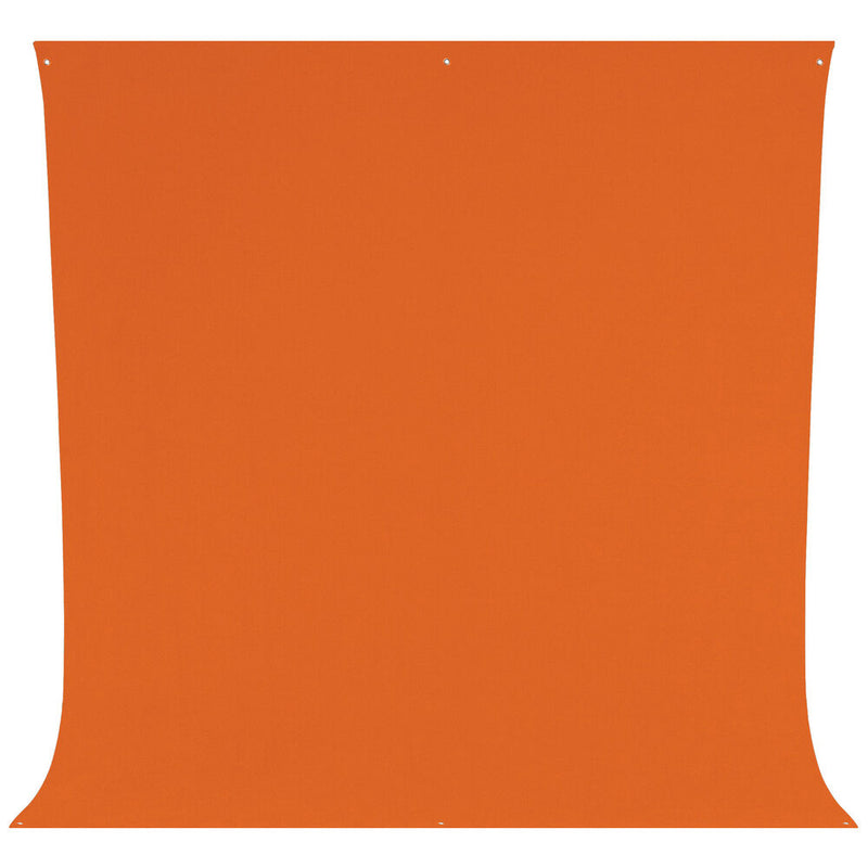 Westcott Wrinkle-Resistant Backdrop (Tiger Orange, 9 x 10')