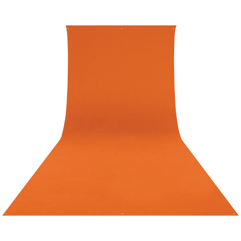 Westcott Wrinkle-Resistant Backdrop (Tiger Orange, 9 x 20')