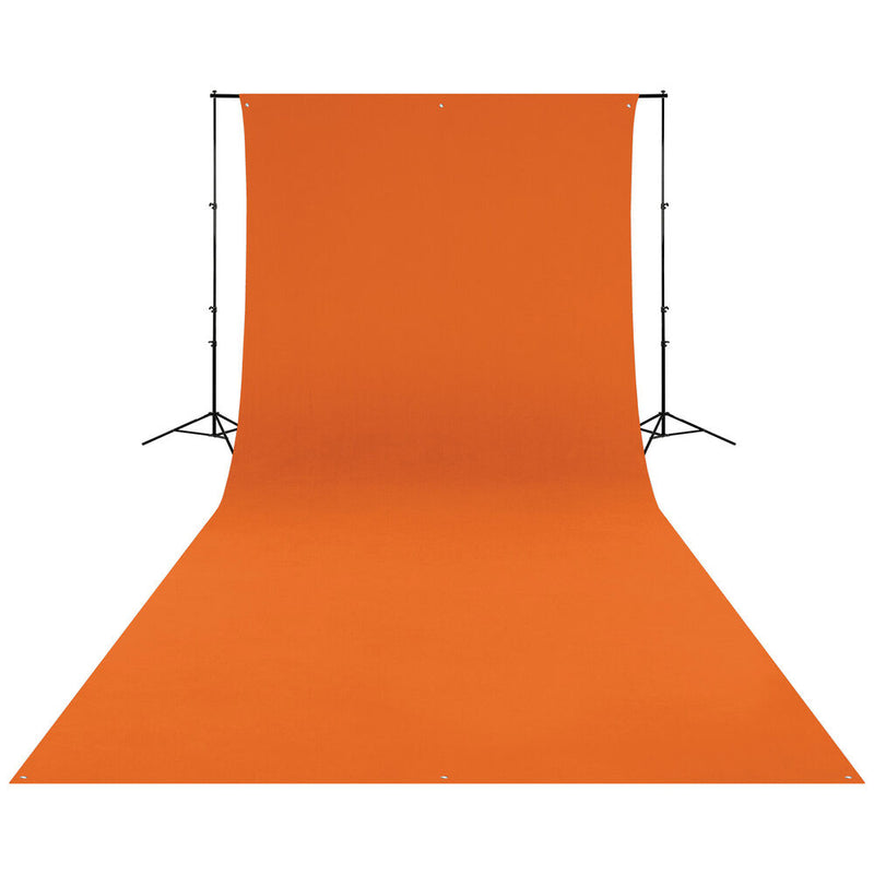 Westcott Wrinkle-Resistant Backdrop (Tiger Orange, 9 x 20')
