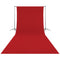 Westcott Wrinkle-Resistant Backdrop (Scarlet Red, 9 x 20')