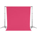 Westcott Wrinkle-Resistant Backdrop (Dark Pink, 9 x 10')
