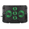 Enhance Cryogen 2 Laptop Cooling Stand (Green LED)